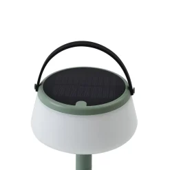 Lindby Dekorationsbelysning|Solcellelamper > LED-bordlampe Mikkel, grøn, dæmpbar