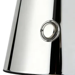 Lindby Pendellamper|Bordlamper > LED-bordlampe Nevijo, krom, Ø20 cm, USB, dæmpbar