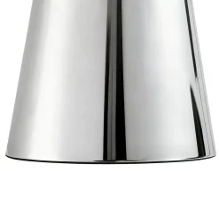 Lindby Pendellamper|Bordlamper > LED-bordlampe Nevijo, krom, Ø20 cm, USB, dæmpbar