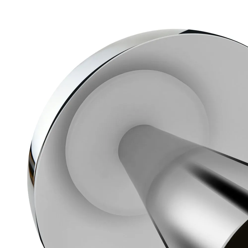 Lindby Pendellamper|Bordlamper > LED-bordlampe Nevijo, krom, Ø20 cm, USB, dæmpbar