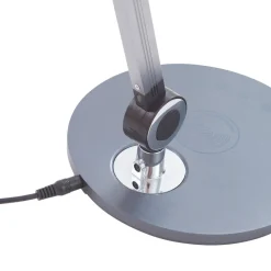 Arbejdsrum/Kontor|Bordlamper ^ Lindby LED-bordlampe Nyxaris, grå, metal, CCT, 50 cm