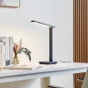Lindby Arbejdsrum/Kontor|Bordlamper > LED-bordlampe Rylas, sort, USB, CCT