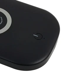 Lindby Arbejdsrum/Kontor|Bordlamper > LED-bordlampe Siona sort CCT dæmpbar ladestation