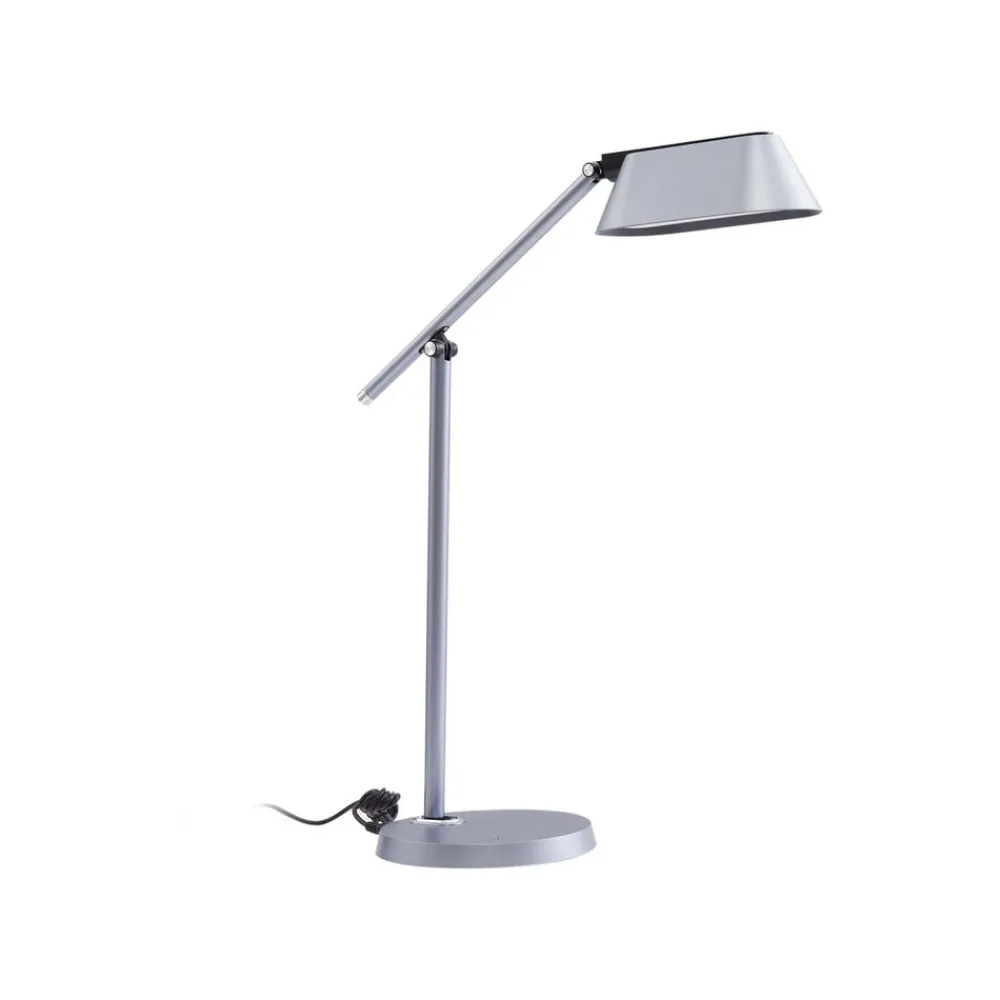 Arbejdsrum/Kontor|Bordlamper ^ Lindby LED-bordlampe Thies, grå, ABS, højde 78 cm, dæmpbar