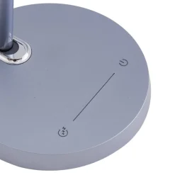 Arbejdsrum/Kontor|Bordlamper ^ Lindby LED-bordlampe Thies, grå, ABS, højde 78 cm, dæmpbar