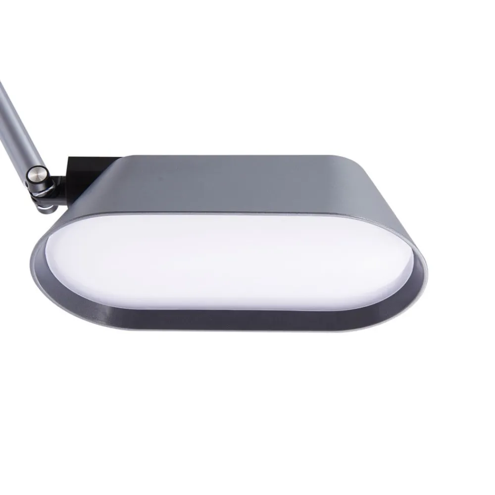 Arbejdsrum/Kontor|Bordlamper ^ Lindby LED-bordlampe Thies, grå, ABS, højde 78 cm, dæmpbar