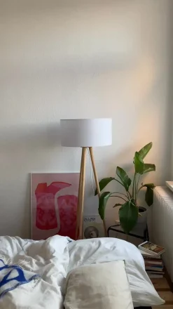 Lindby Pendellamper|Bordlamper > LED-bordlampe Tiama, metal, sort/guld, Ø 30 cm