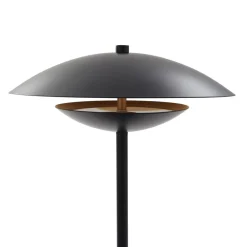 Lindby Pendellamper|Bordlamper > LED-bordlampe Tiama, metal, sort/guld, Ø 30 cm