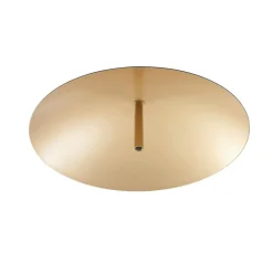 Lindby Pendellamper|Bordlamper > LED-bordlampe Tiama, metal, sort/guld, Ø 30 cm