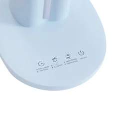 Arbejdsrum/Kontor|Bordlamper ^ Lindby LED-bordlampe Zephyra, blå, CCT, dæmpbar