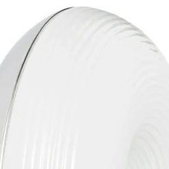 Væglamper|Væglamper ^ Lindby LED-bord-/væglampe Fjora, hvid/krom, Ø 30 cm, dæmpbar