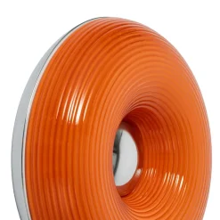 Lindby Væglamper|Væglamper > LED-bord-/væglampe Fjora, orange/krom, Ø30cm, dæmpbar