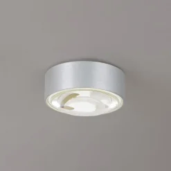 Lindby Loftlamper|Pendellamper > LED-downlight Siaka, grå, metal, Ø 5 cm, IP65