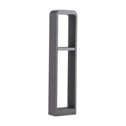 Lindby Terrassebelysning|Gadebelysning > LED-gadelampe Darko, 80 cm, grå, metal, IP54