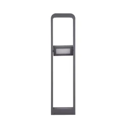 Lindby Terrassebelysning|Gadebelysning > LED-gadelampe Darko, 100 cm, grå, metal, IP54