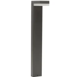 Lindby Terrassebelysning|Gadebelysning > LED-gadelampe Dionys, højde 70 cm, antracit, metal