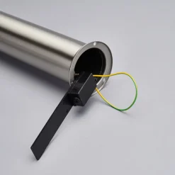Lindby Gadebelysning Med Sensor|Terrassebelysning > LED-gadelampe Lanea, 60 cm, grå, sensor, IP44