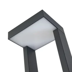 Lindby Terrassebelysning|Gadebelysning > LED-gadelampe Lonete, højde 65 cm, antracit, IP65