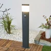 Lindby Gadebelysning Med Sensor|Gadebelysning > LED-gadelampe Marius, 80 cm, antracit, sensor