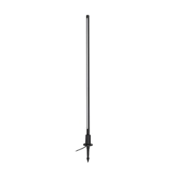 Lindby Gadebelysning > LED-gadelampe Neano, 120 cm, sort, metal, IP65
