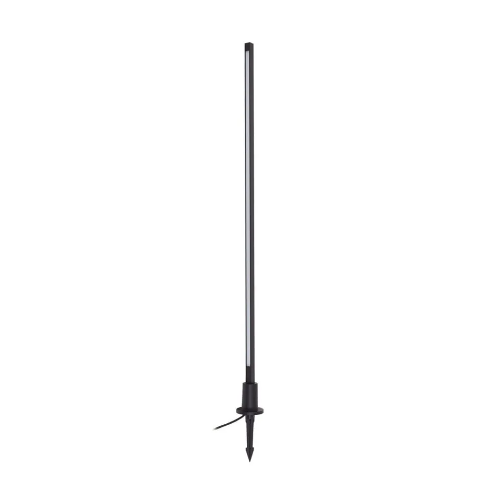 Lindby Gadebelysning > LED-gadelampe Neano, 120 cm, sort, metal, IP65