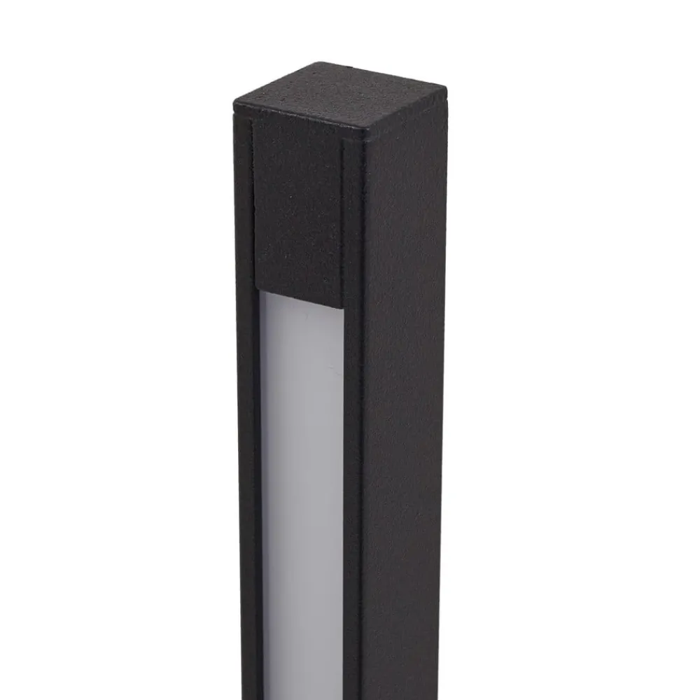 Lindby Gadebelysning > LED-gadelampe Neano, 120 cm, sort, metal, IP65