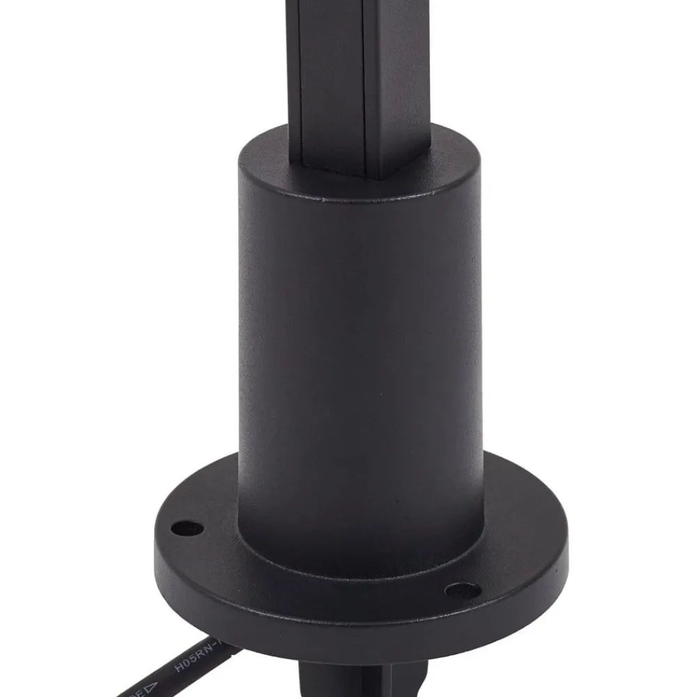 Lindby Gadebelysning > LED-gadelampe Neano, 120 cm, sort, metal, IP65