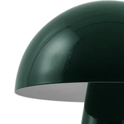 Lindby Pendellamper|Bordlamper > LED genopladelig bordlampe Nevijo, grøn, Ø20 cm, USB, dæmper
