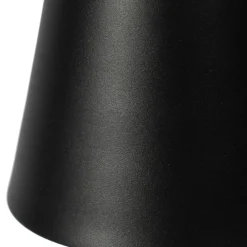 Lindby Dekorationsbelysning|Terrassebelysning > LED genopladelig bordlampe Janea TWIN, sort, metal