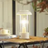 Lindby Dekorationsbelysning|Terrassebelysning > LED genopladelig bordlampe Janea TWIN, grøn, metal