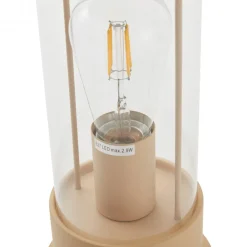 Lindby Dekorationsbelysning|Terrassebelysning > LED genopladelig bordlampe Janea TWIN, grøn, metal