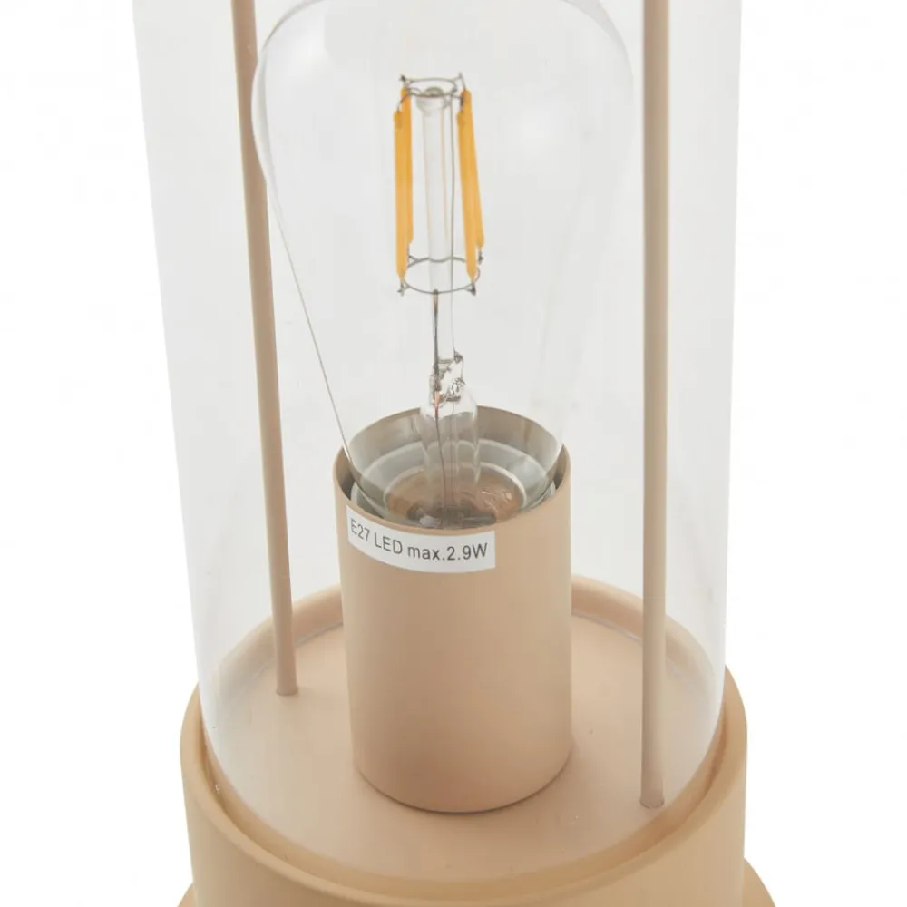 Lindby Dekorationsbelysning|Terrassebelysning > LED genopladelig bordlampe Janea TWIN, grøn, metal
