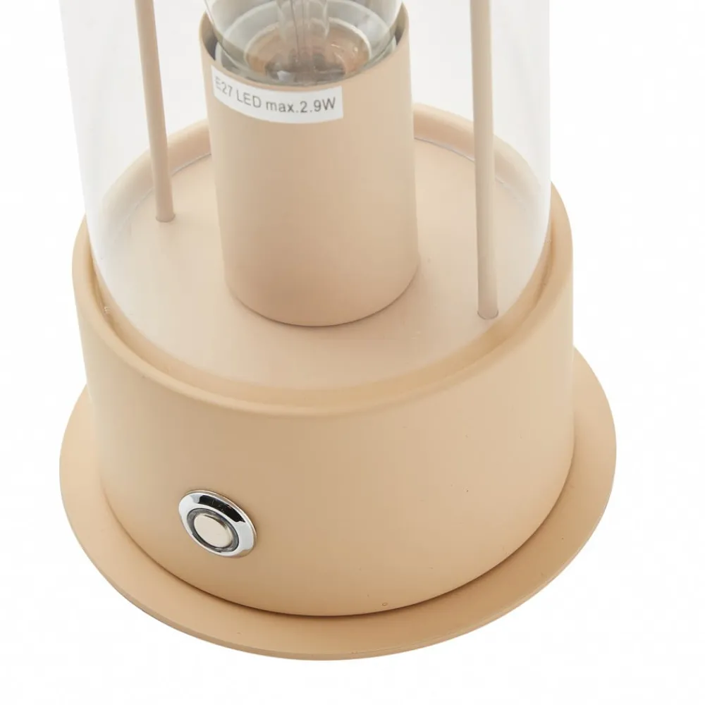 Lindby Dekorationsbelysning|Terrassebelysning > LED genopladelig bordlampe Janea TWIN, grøn, metal
