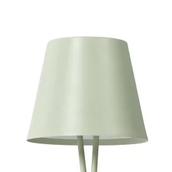 Dekorationsbelysning|Terrassebelysning ^ Lindby LED genopladelig bordlampe Janea CROSS, grøn, metal