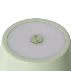 Dekorationsbelysning|Terrassebelysning ^ Lindby LED genopladelig bordlampe Janea CROSS, grøn, metal