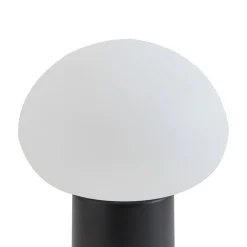 Lindby Dekorationsbelysning|Terrassebelysning > LED genopladelig bordlampe Zelie, sort, aluminium, IP44