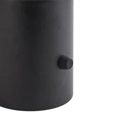 Lindby Dekorationsbelysning|Terrassebelysning > LED genopladelig bordlampe Zelie, sort, aluminium, IP44