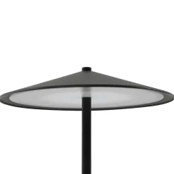 Dekorationsbelysning|Terrassebelysning ^ Lindby LED genopladelig bordlampe Ayva, sort, aluminium, IP44