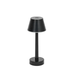 Lindby Dekorationsbelysning|Terrassebelysning > LED genopladelig lampe Gaja, sort, USB, IP44, RGBW, dæmpbar.