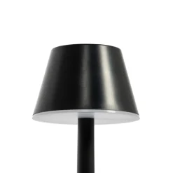 Lindby Dekorationsbelysning|Terrassebelysning > LED genopladelig lampe Gaja, sort, USB, IP44, RGBW, dæmpbar.
