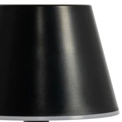 Lindby Dekorationsbelysning|Terrassebelysning > LED genopladelig lampe Gaja, sort, USB, IP44, RGBW, dæmpbar.