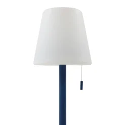 Lindby Dekorationsbelysning|Terrassebelysning > LED genopladelig lampe Azalea blå aluminium CCT højdejusterbar
