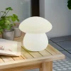 Dekorationsbelysning|Terrassebelysning ^ Lindby LED genopladelig udendørs bordlampe Vernate, RGBW, hvid, dæmpbar