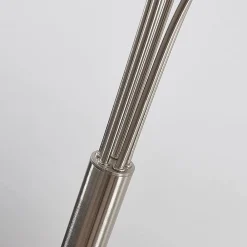 Lindby Gulvlamper|Gulvlamper > LED-gulvlampe Anea, 179 cm, 5 lyskilder, nikkelfarvet