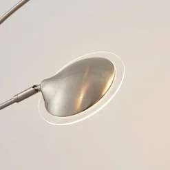 Lindby Gulvlamper|Gulvlamper > LED-gulvlampe Anea, 179 cm, 5 lyskilder, nikkelfarvet