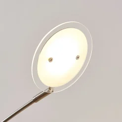 Lindby Gulvlamper|Gulvlamper > LED-gulvlampe Anea, 179 cm, 5 lyskilder, nikkelfarvet
