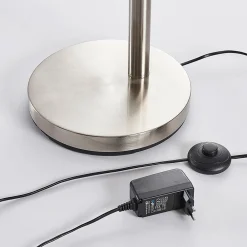 Lindby Gulvlamper|Gulvlamper > LED-gulvlampe Anea, 179 cm, 5 lyskilder, nikkelfarvet