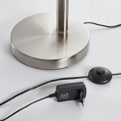 Lindby Pendellamper|Gulvlamper > LED-gulvlampe Anea, 168 cm, 3 lyskilder, nikkelfarvet