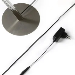 Pendellamper|Gulvlamper ^ Lindby LED-gulvlampe Criostal, RGBW, dæmpbar, fjernbetjening
