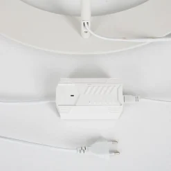 Lindby Gulvlamper|Gulvlamper > LED-gulvlampe Danua, hvid, metal, højde 200 cm